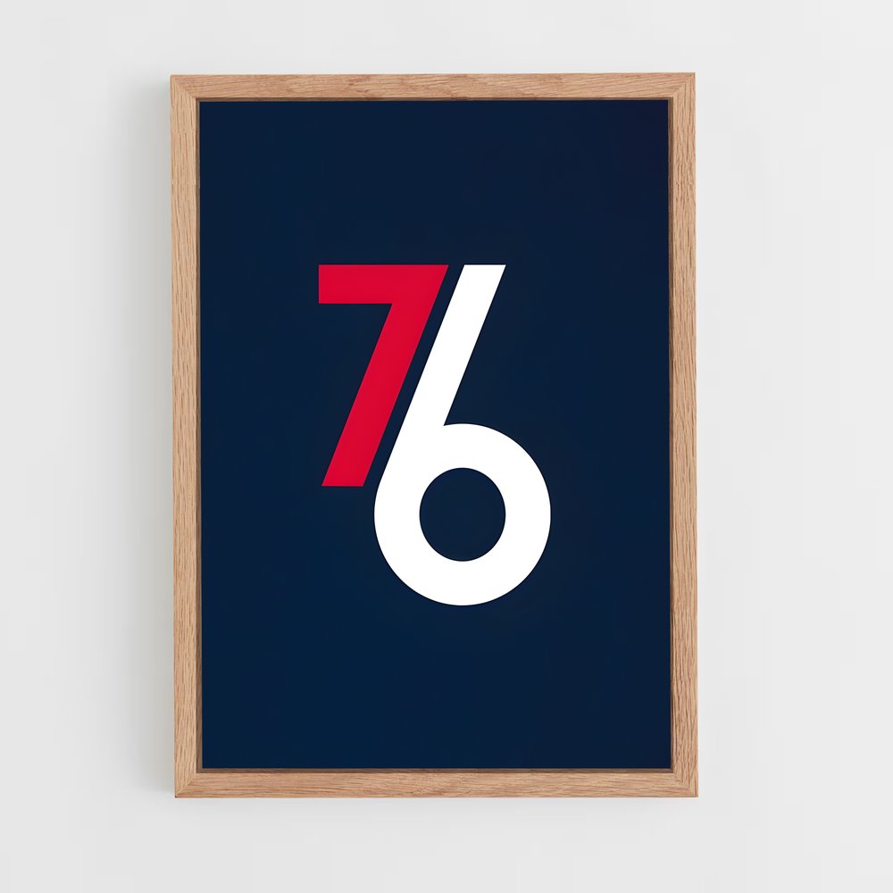 ap-philadelphia 76ers-4 cadre Bois clair