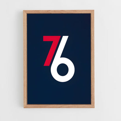 ap-philadelphia 76ers-4 cadre Bois clair