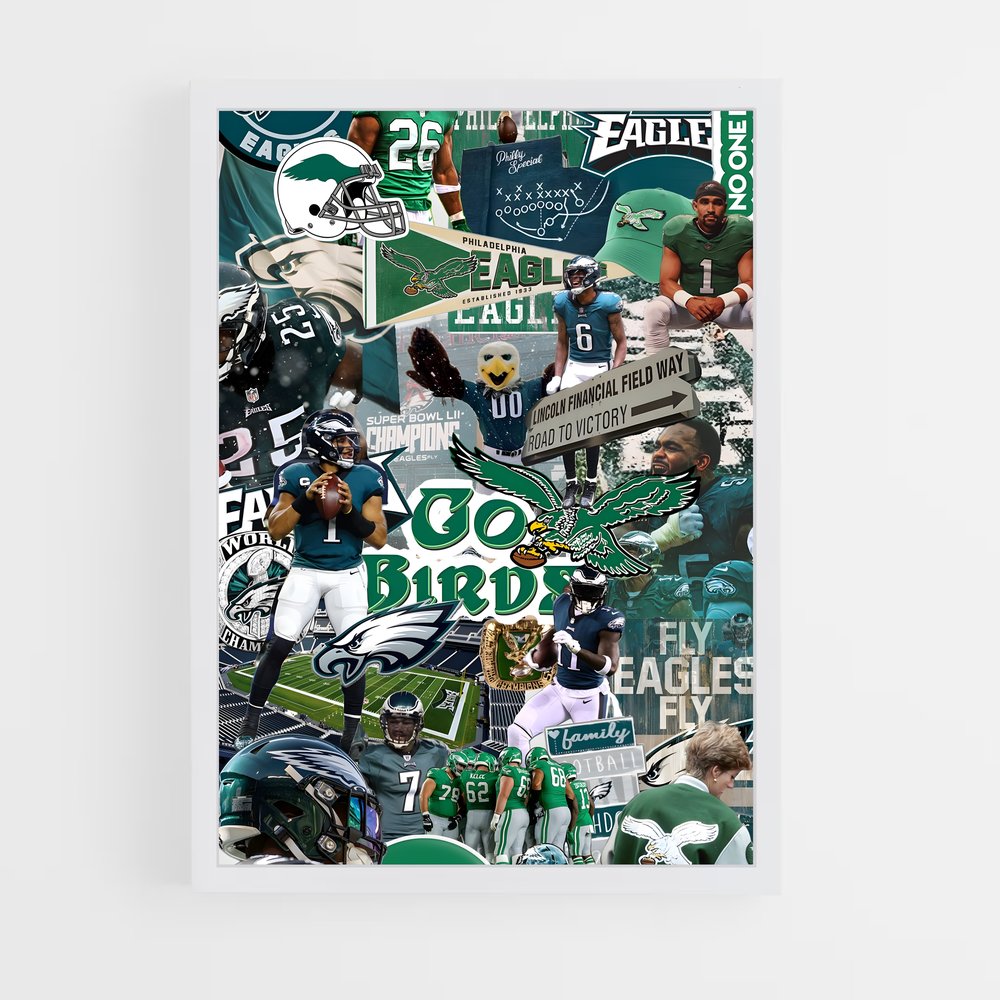 ap-philadelphia eagles-1 cadre Blanc