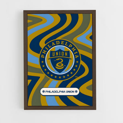 ap-philadelphia union-14 cadre Bois foncé