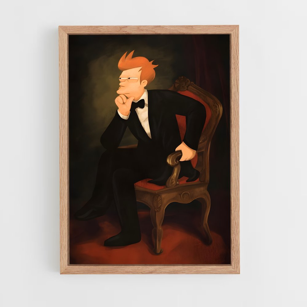ap-philip fry-1 cadre Bois clair