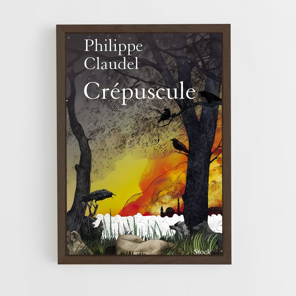 ap-philippe claudel-9 cadre Bois foncé