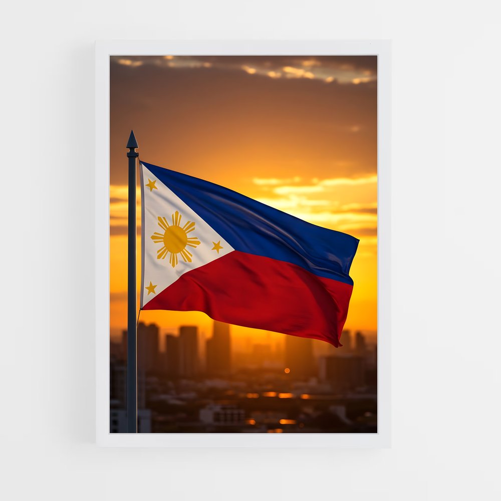 ap-philippines flag-1 cadre Blanc