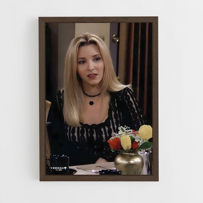ap-phoebe buffay-6 cadre Bois foncé