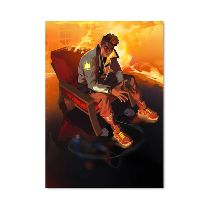 Poster Phoenix au Coeur des Flammes