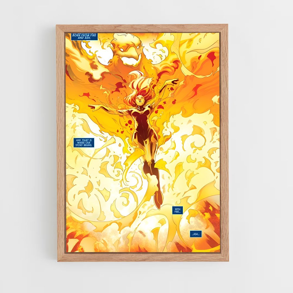 ap-phoenix jean grey-1 cadre Bois clair
