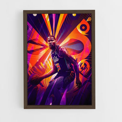 ap-phoenix suns-5 cadre Bois foncé