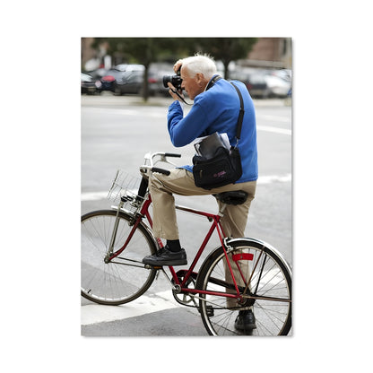 Poster Instantané à Vélo