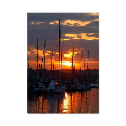 Poster Coucher de Bateaux
