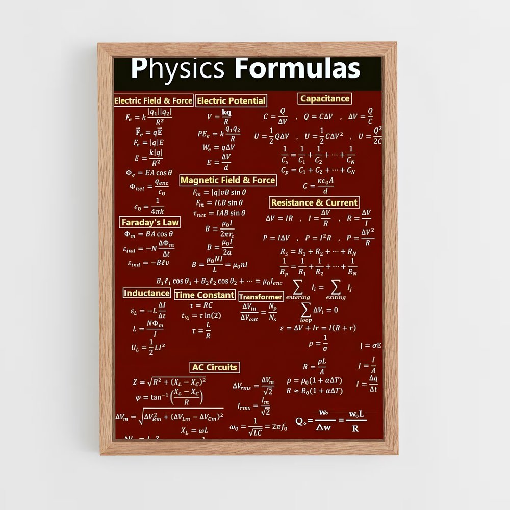 ap-physics-9 cadre Bois clair