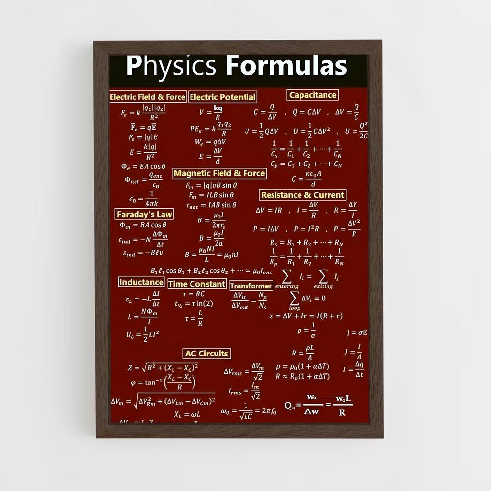 ap-physics-9 cadre Bois foncé