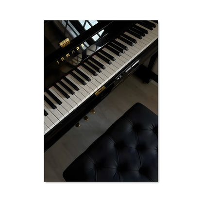 Poster Piano Élevé
