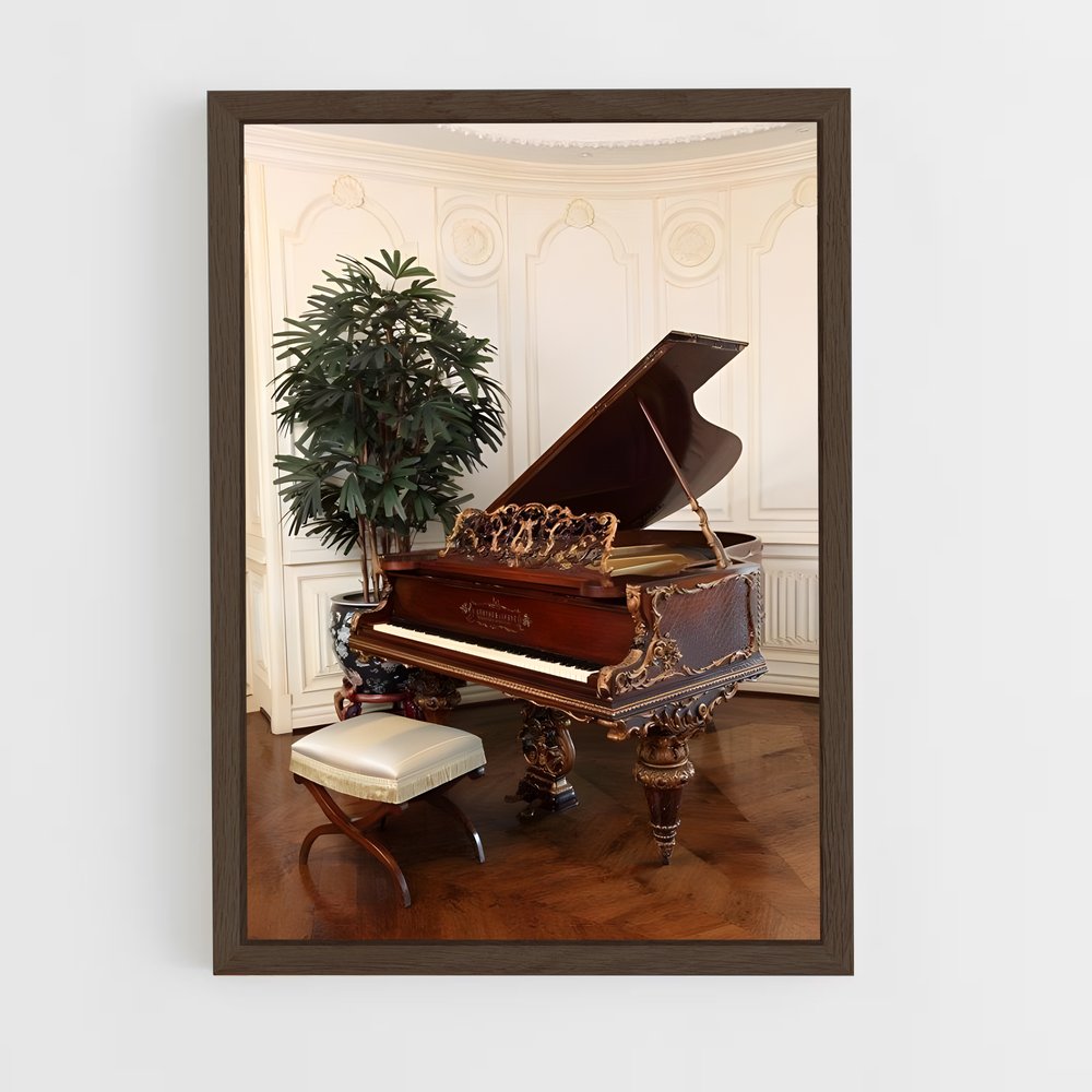 ap-piano-6 cadre Bois foncé