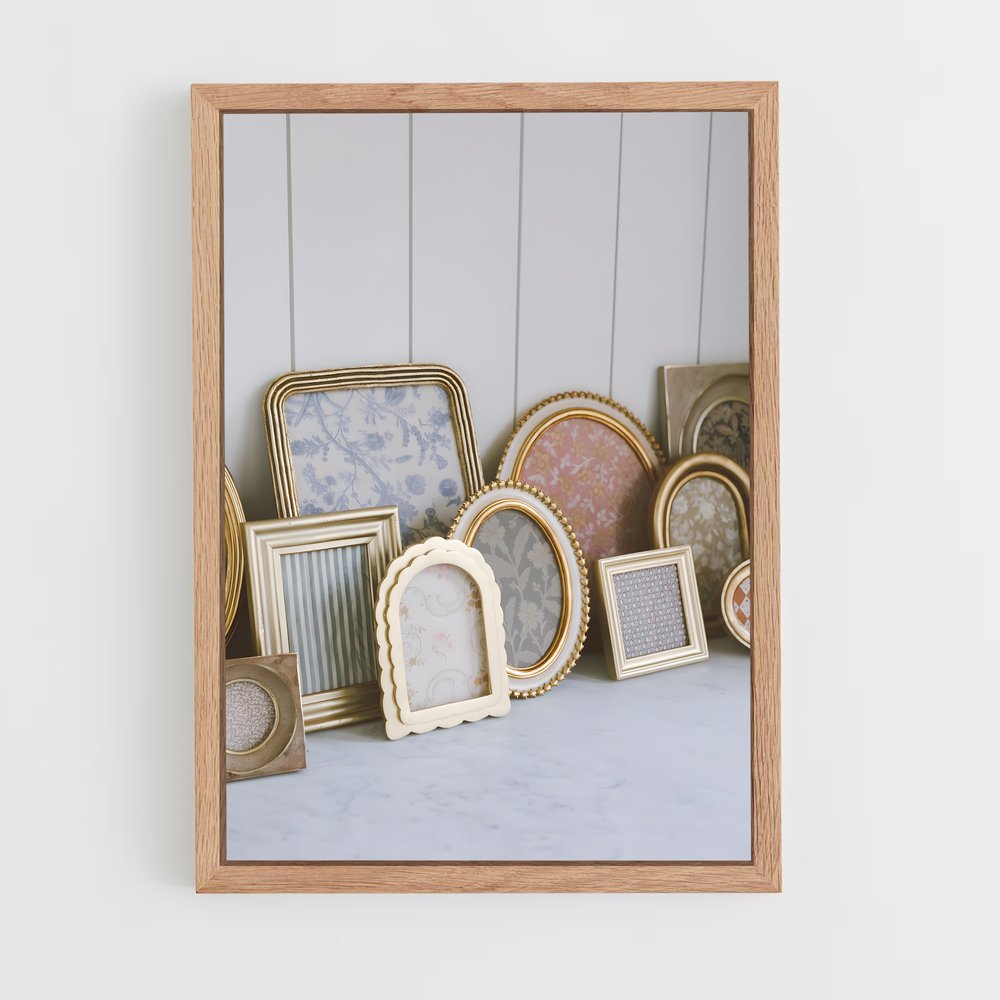 ap-picture frame-1 cadre Bois clair