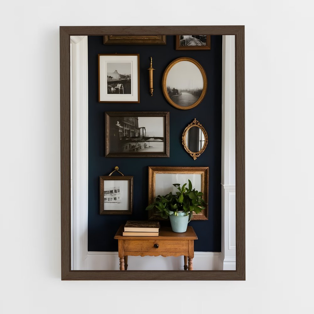 ap-picture frame-3 cadre Bois foncé
