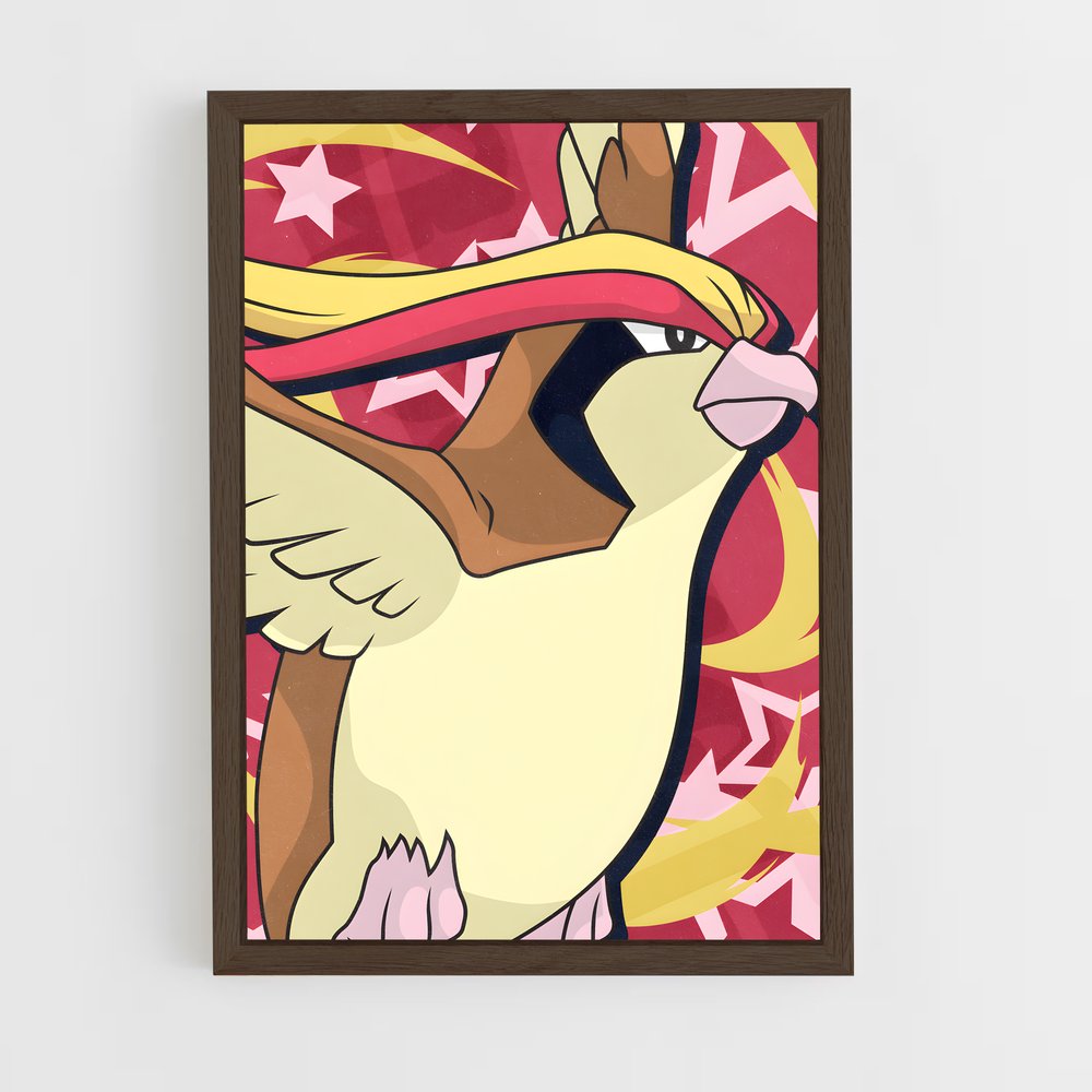 ap-pidgeot-3 cadre Bois foncé