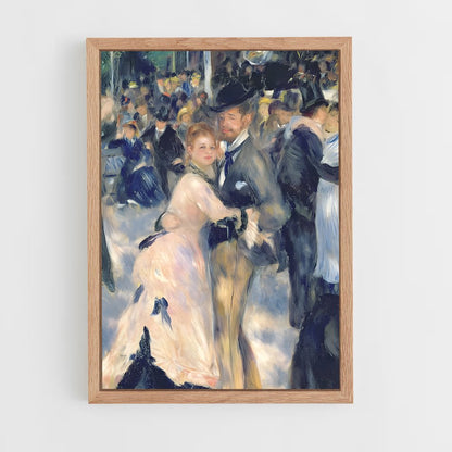 ap-pierre-auguste renoir-4 cadre Bois clair