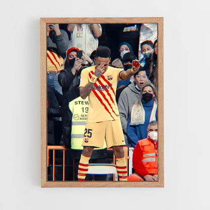 ap-pierre-emerick aubameyang-1 cadre Bois clair