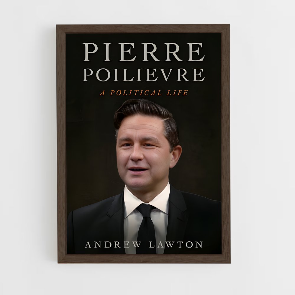 ap-pierre poilievre-2 cadre Bois foncé