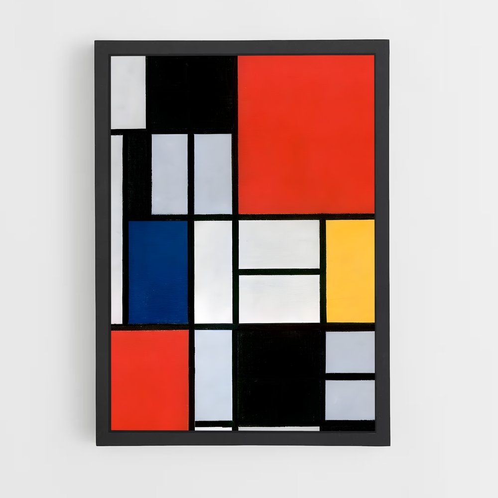 ap-piet mondrian-1 cadre Noir