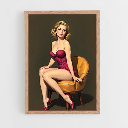 ap-pin up-3 cadre Bois clair