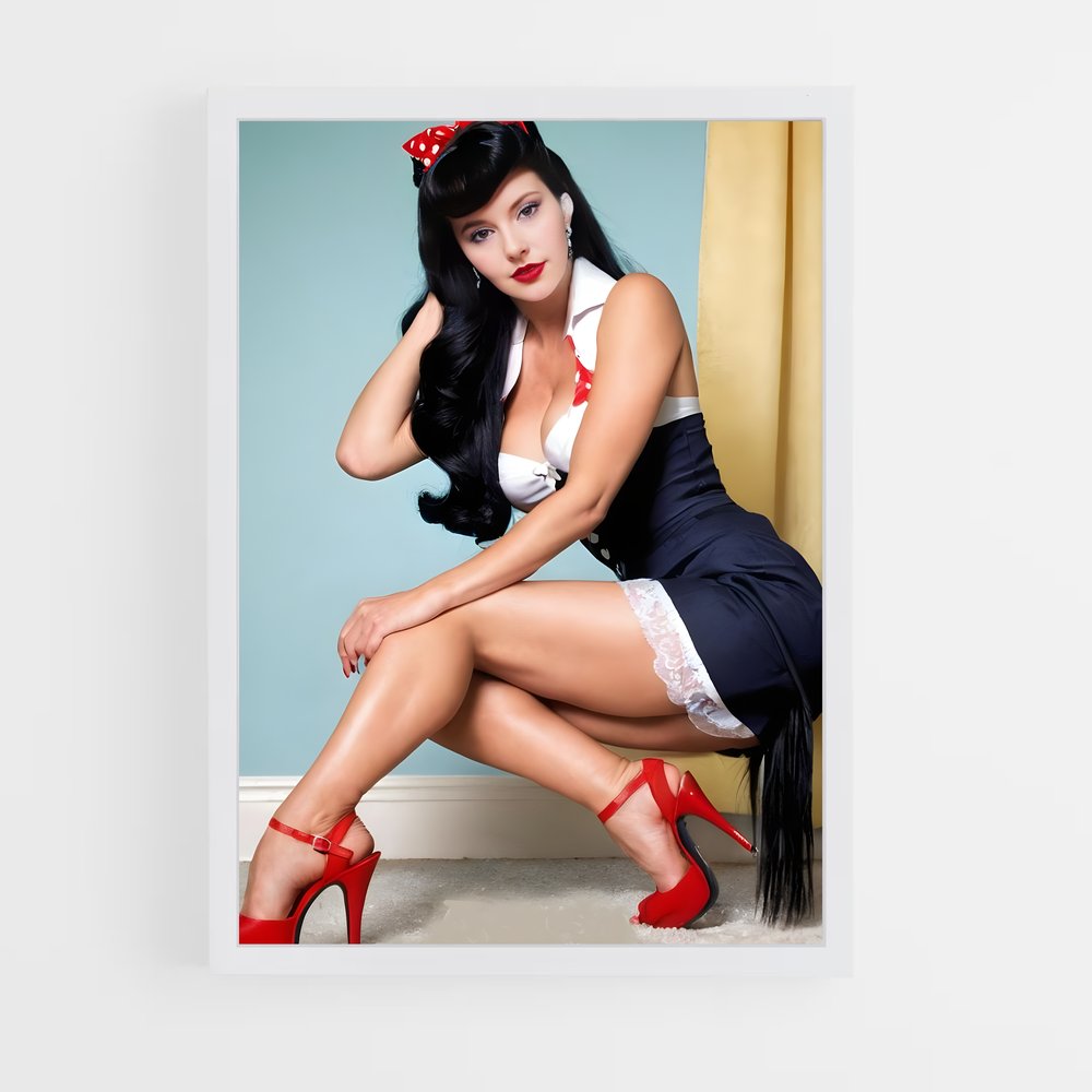 ap-pin up-4 cadre Blanc