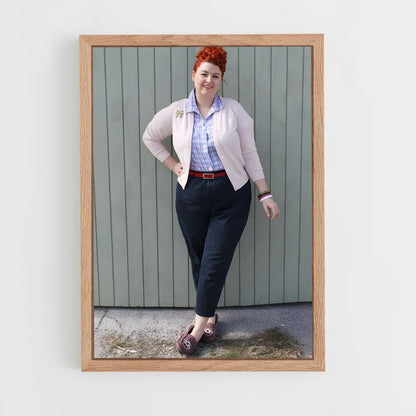 ap-pin up-6 cadre Bois clair