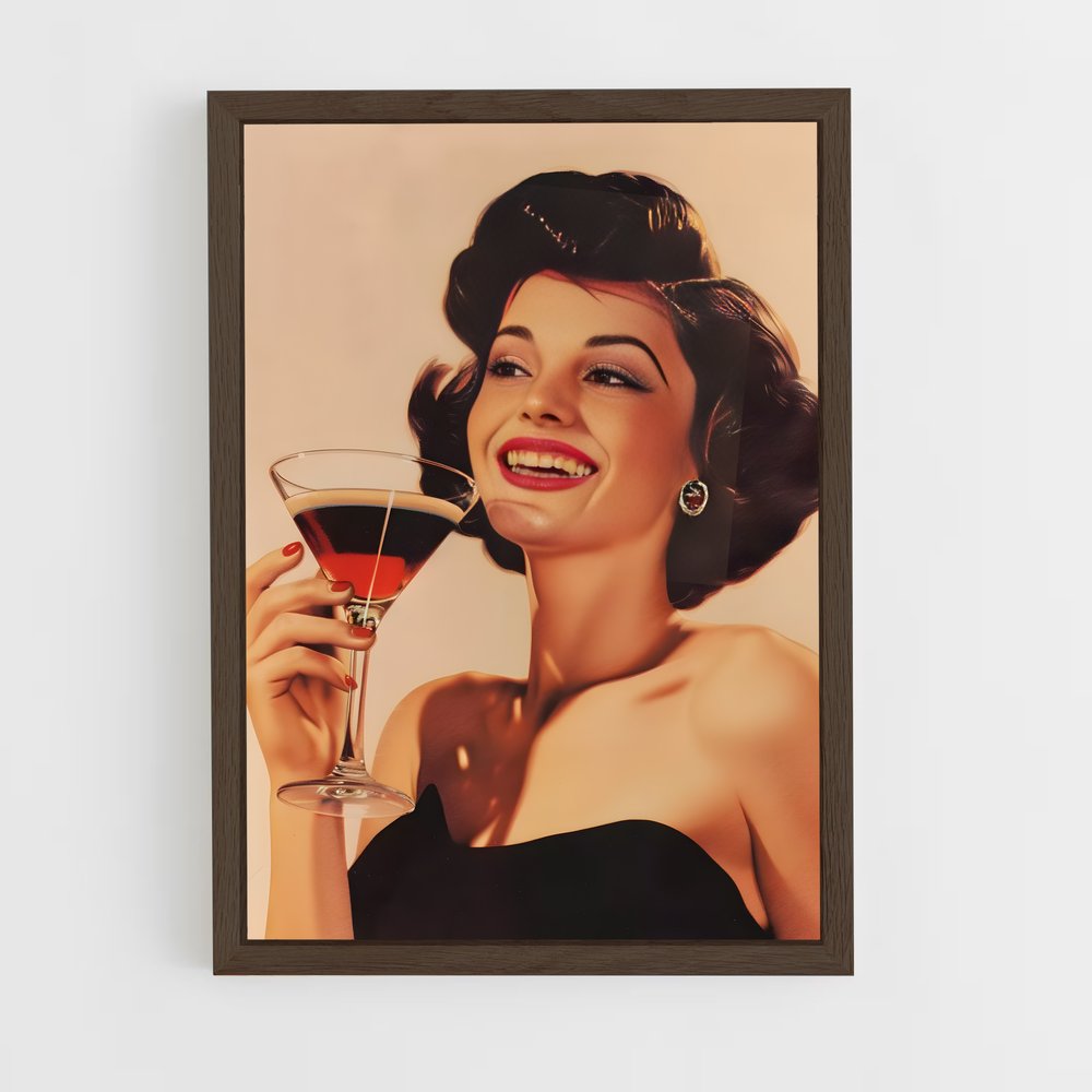 ap-pin up-7 cadre Bois foncé