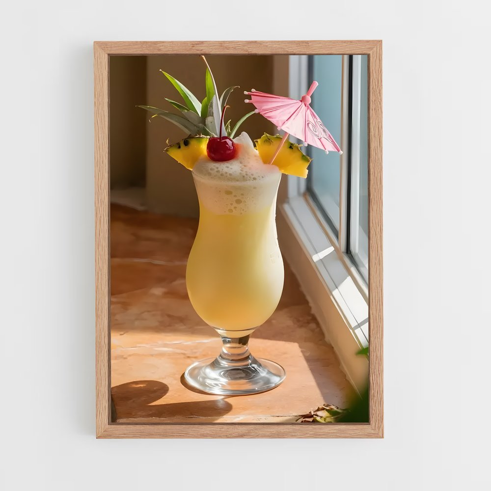 ap-pina colada-1 cadre Bois clair