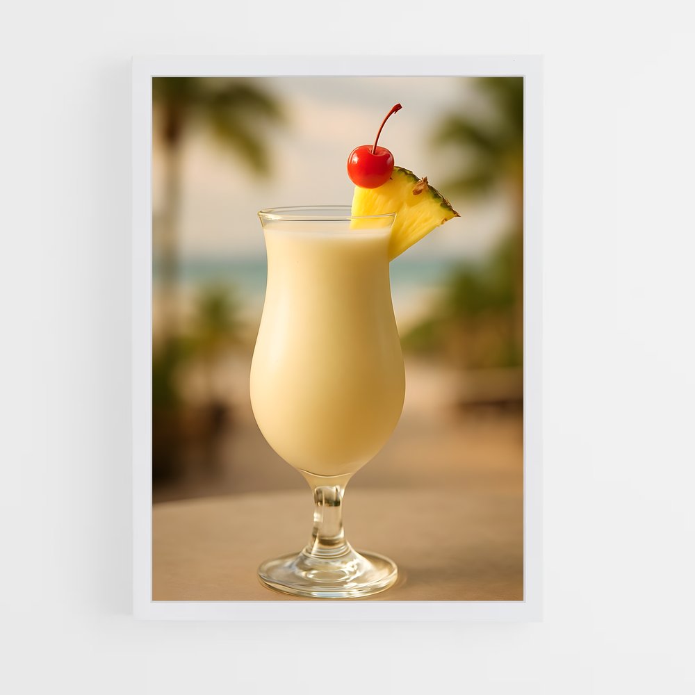 ap-pina colada-3 cadre Blanc
