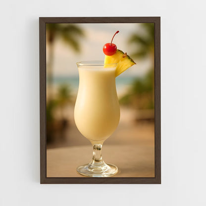 ap-pina colada-3 cadre Bois foncé