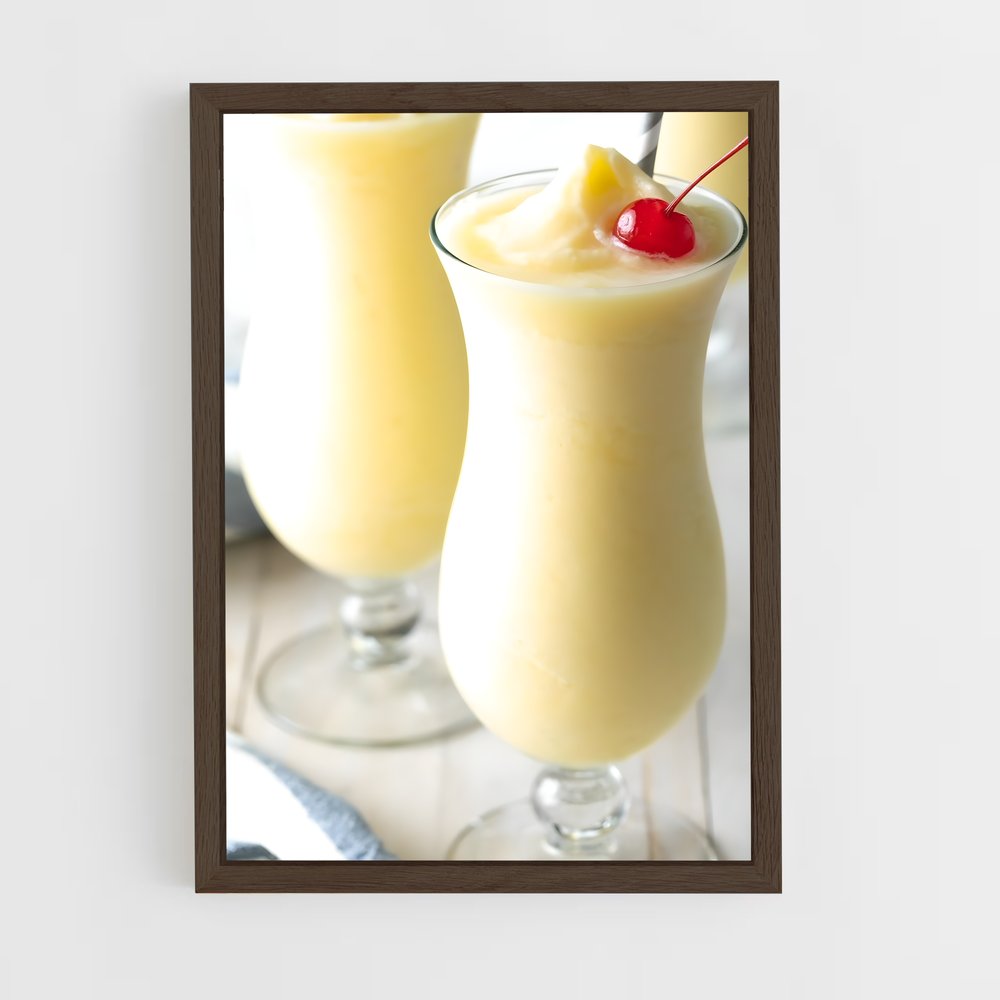 ap-pina colada-4 cadre Bois foncé