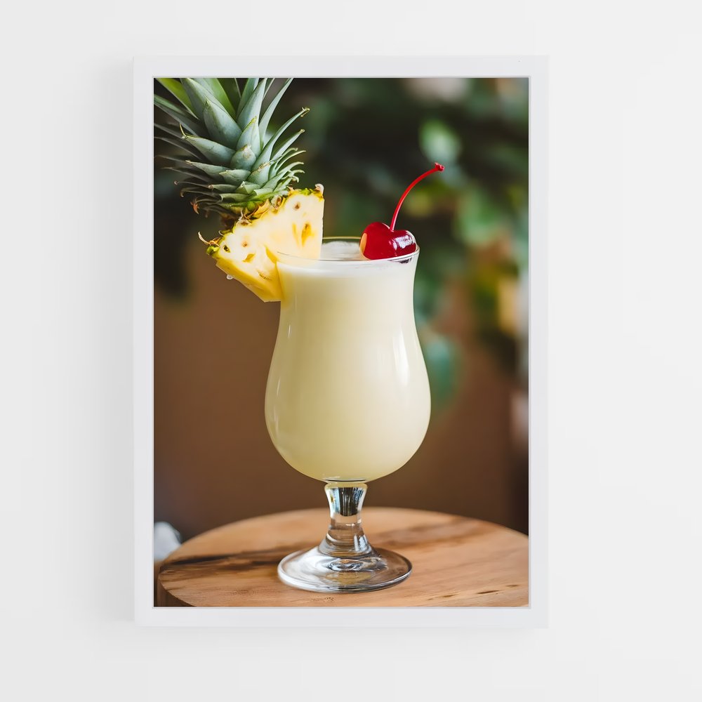 ap-pina colada-5 cadre Blanc