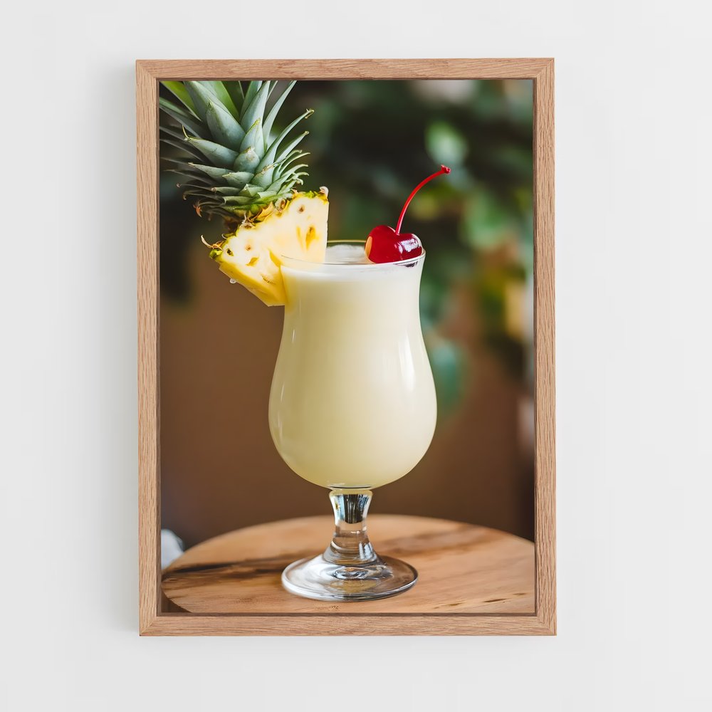ap-pina colada-5 cadre Bois clair