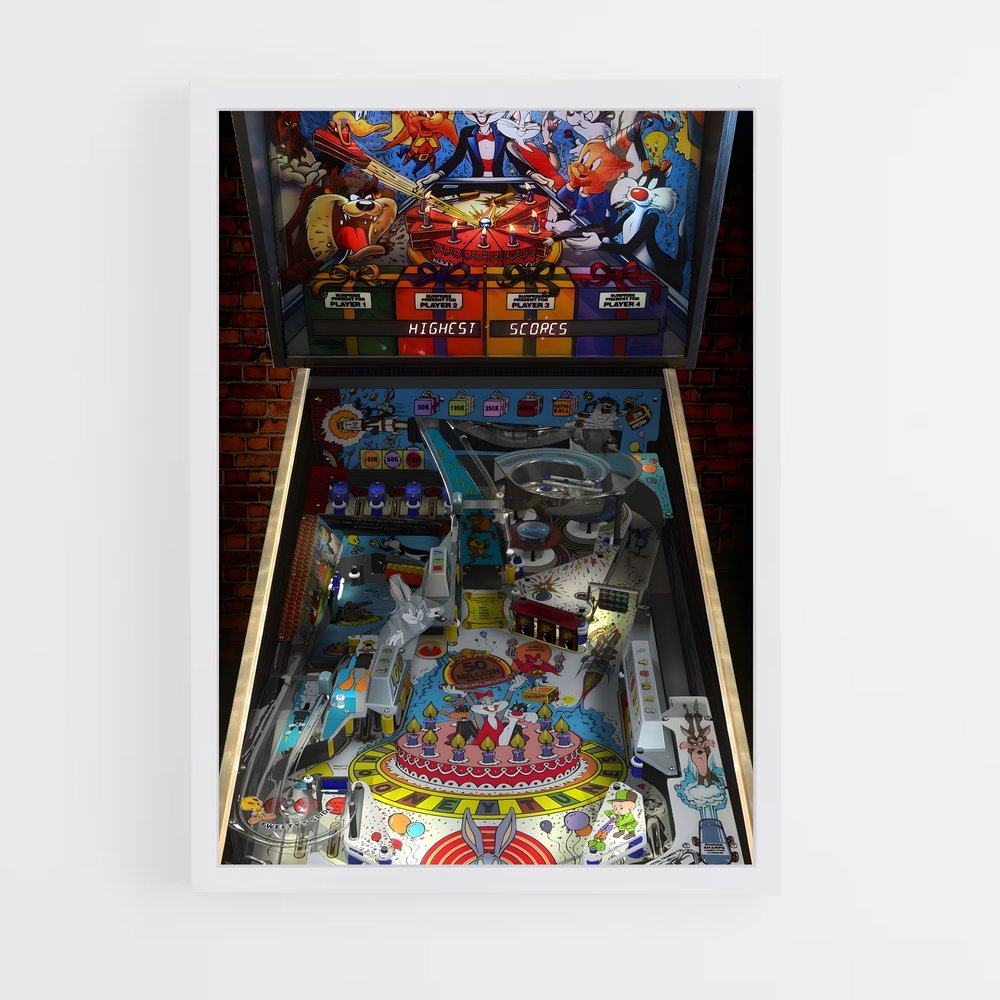 ap-pinball-7 cadre Blanc