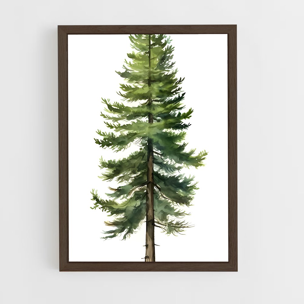 ap-pine-1 cadre Bois foncé