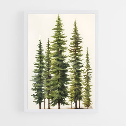 ap-pine-4 cadre Blanc