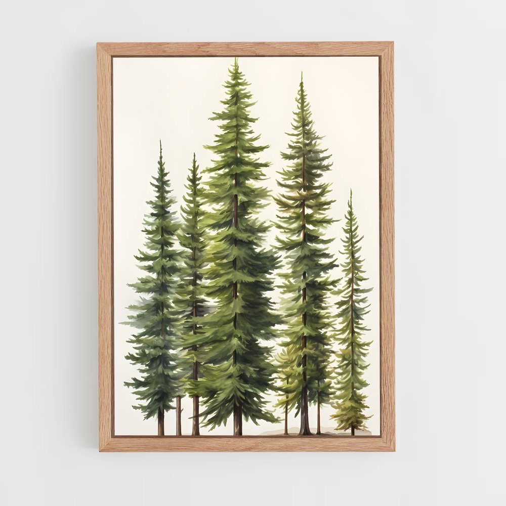 ap-pine-4 cadre Bois clair