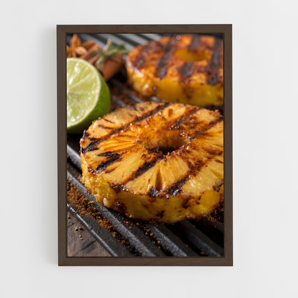 ap-pineapple-4 cadre Bois foncé