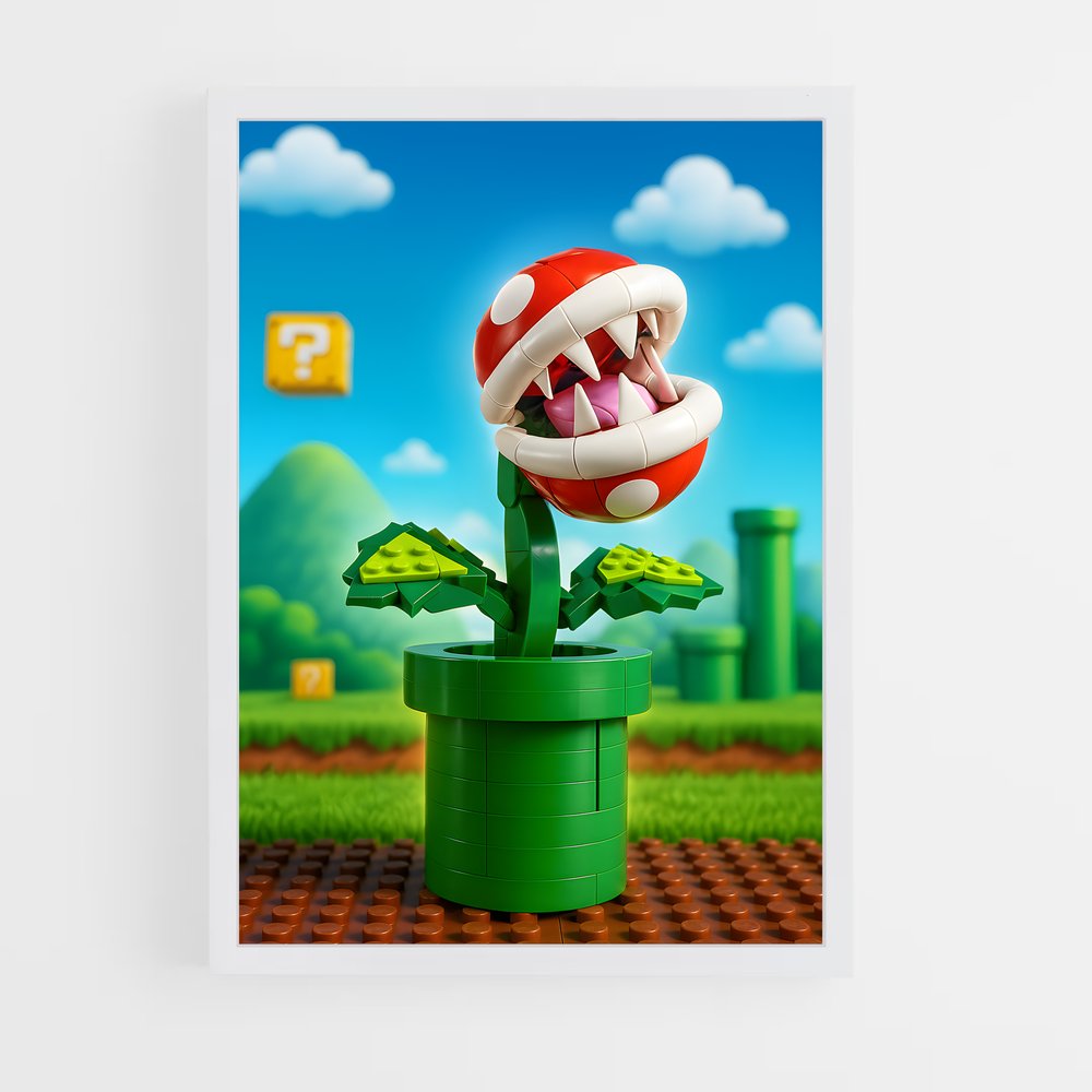 ap-piranha plant-1 cadre Blanc