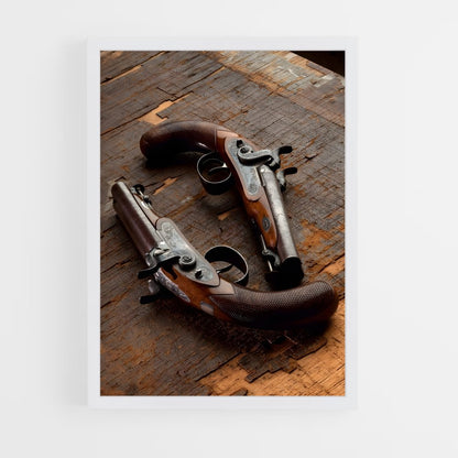 ap-pirate pistol-1 cadre Blanc