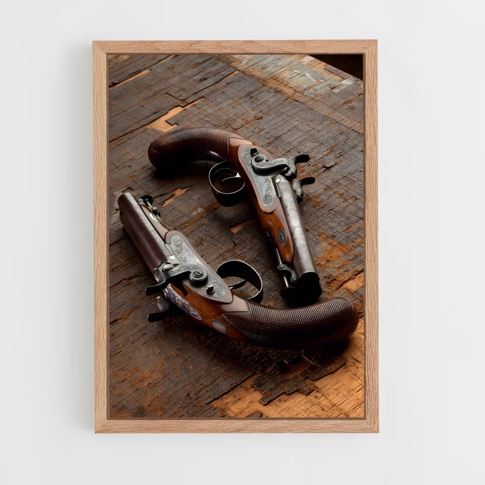 ap-pirate pistol-1 cadre Bois clair