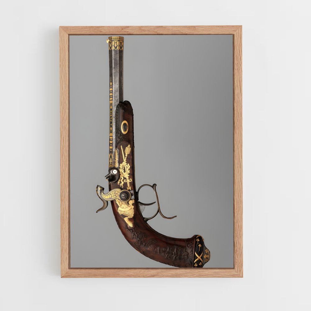 ap-pirate pistol-2 cadre Bois clair