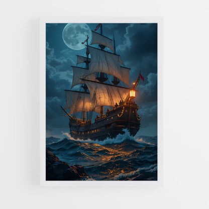 ap-pirate ship-1 cadre Blanc