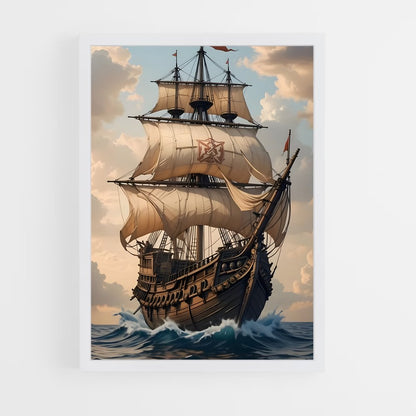 ap-pirate ship-2 cadre Blanc