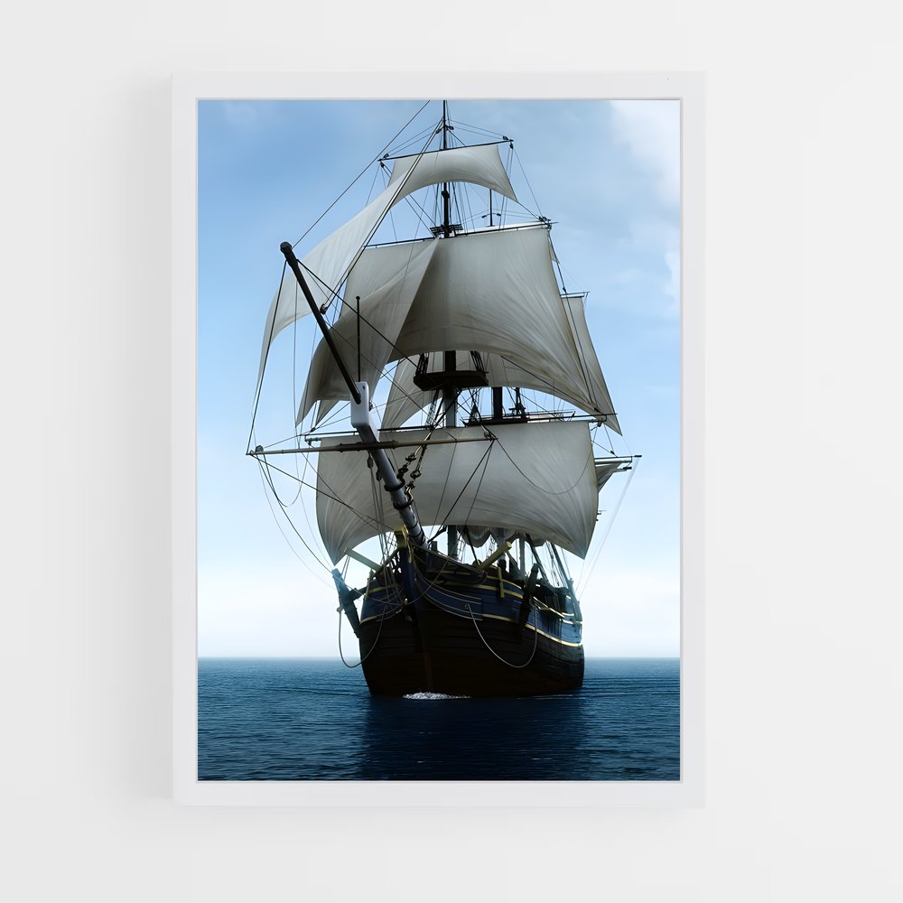 ap-pirate ship-4 cadre Blanc