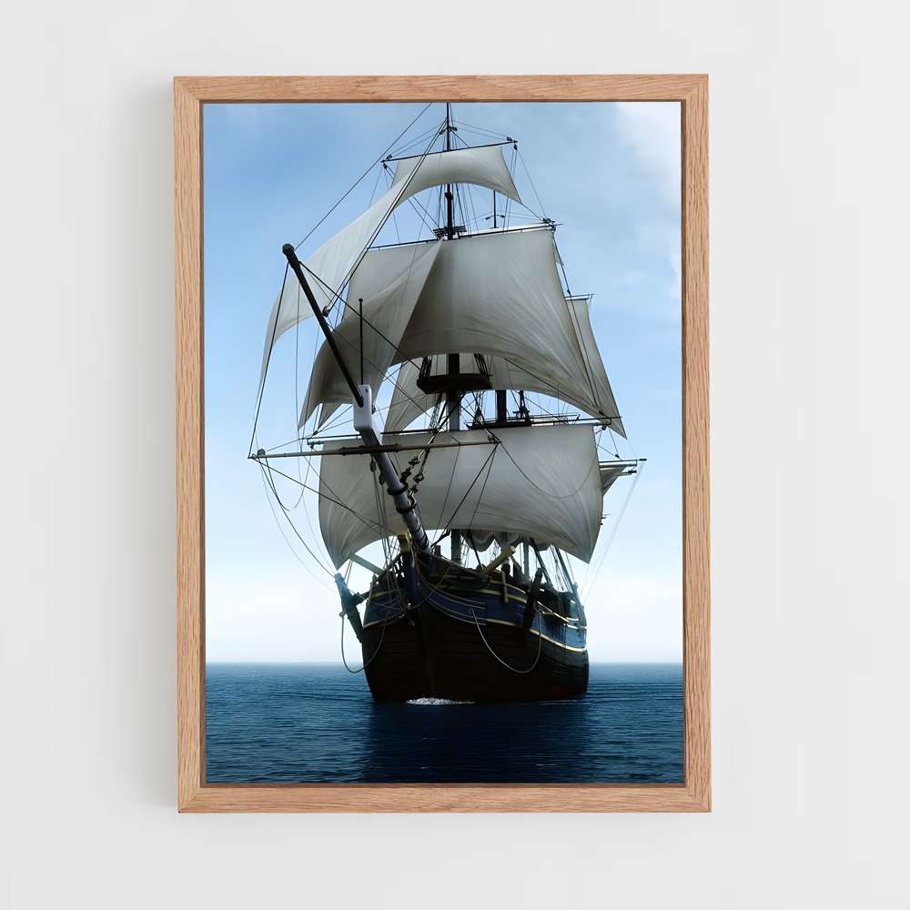 ap-pirate ship-4 cadre Bois clair