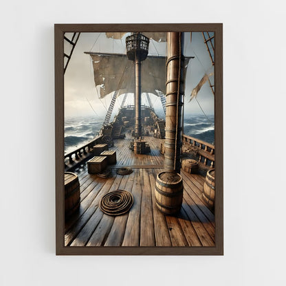 ap-pirate ships-8 cadre Bois foncé