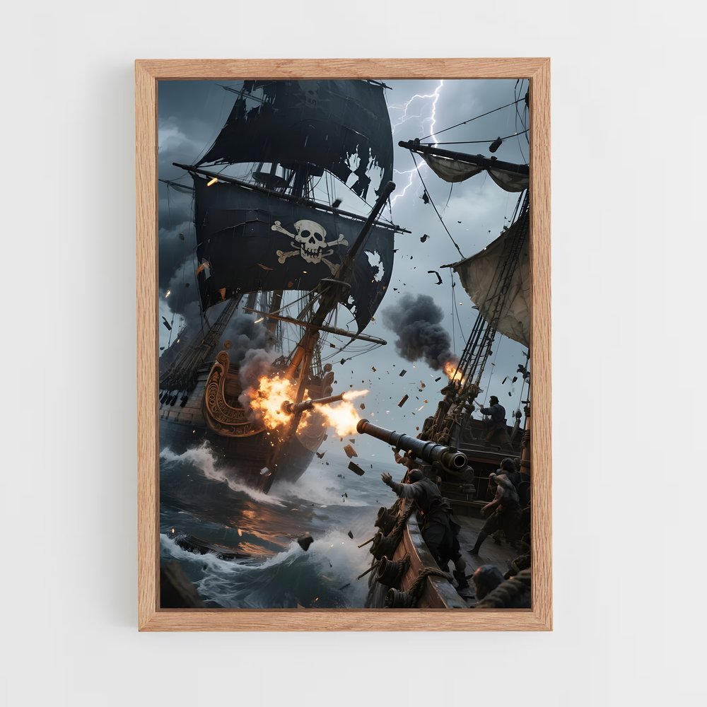 ap-pirate ships-9 cadre Bois clair