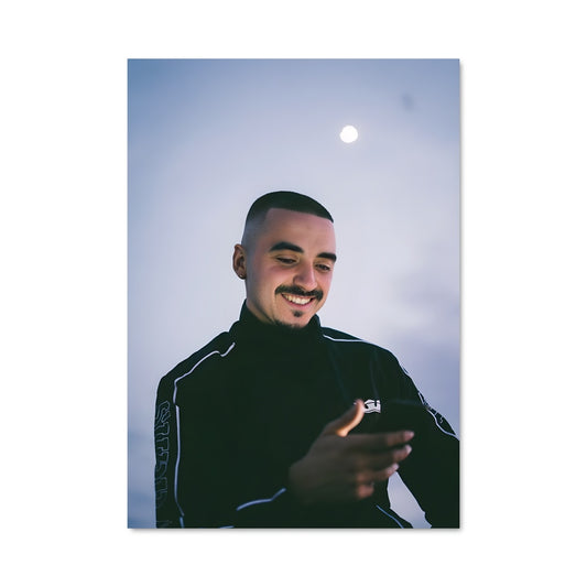 Poster Sourire Connecté
